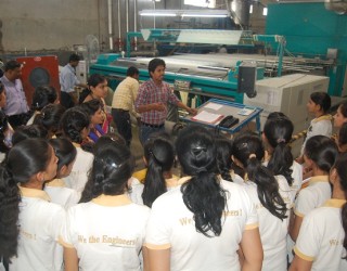 Industrial Visit on AADHEESH TEXFAB Pvt. Ltd