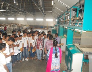 Industrial visit on Rajesh Fabrication